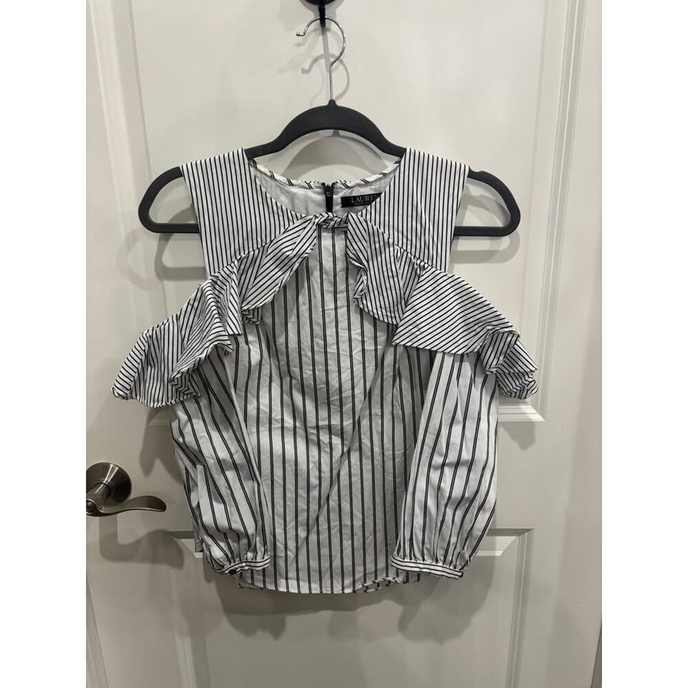 Ralph Lauren Cold Shoulder Blouse